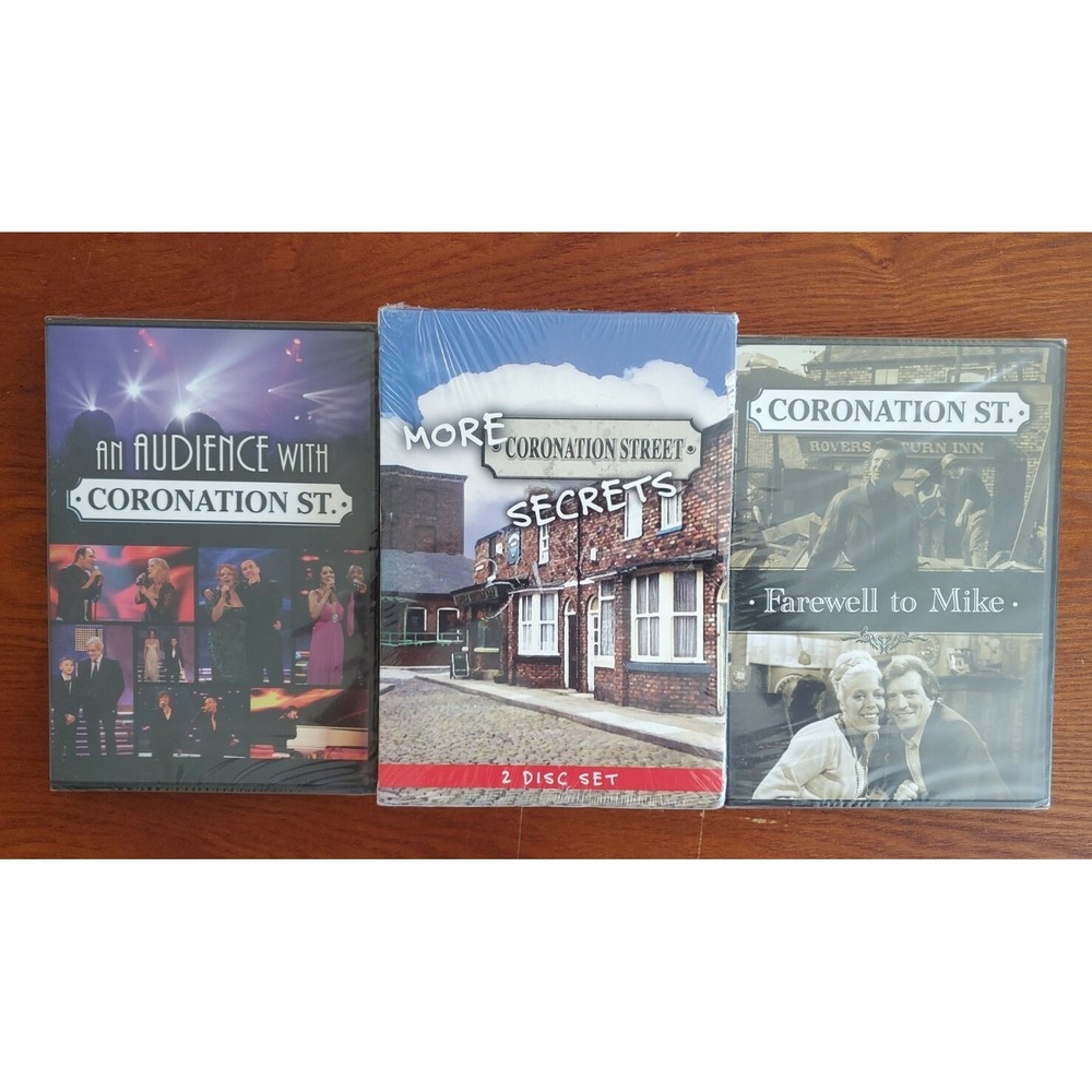Lot of New Coronation ST Street DVDs Farewell to Mike Audience More Secrets